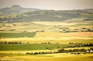 Pienza paesaggio Toscana Val d'Orcia